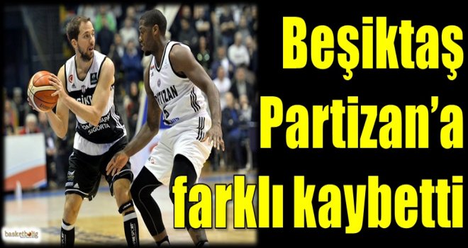 Beşiktaş Sompo Japan, Partizan'a farklı kaybetti