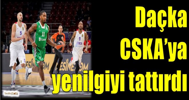 Daçka, CSKA'ya yenilgiyi tattırdı