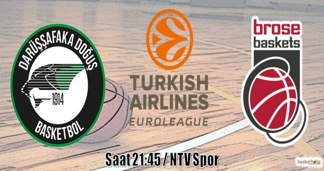 Darüşşafaka Doğuş, Brose Baskets'i ağırlıyor