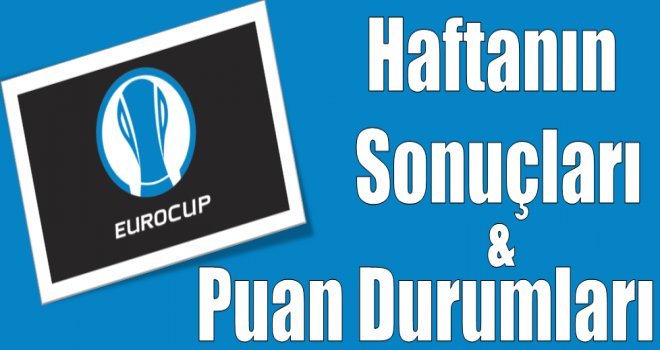 Eurocup Son 32'de haftanın sonuçları ve puan durumları 