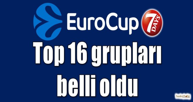 Eurocup Top16 grupları belli oldu