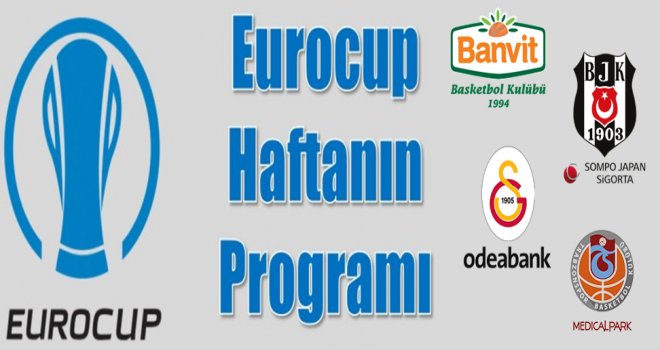 Eurocup'ta haftanın programı ve gruplardaki puan durumları