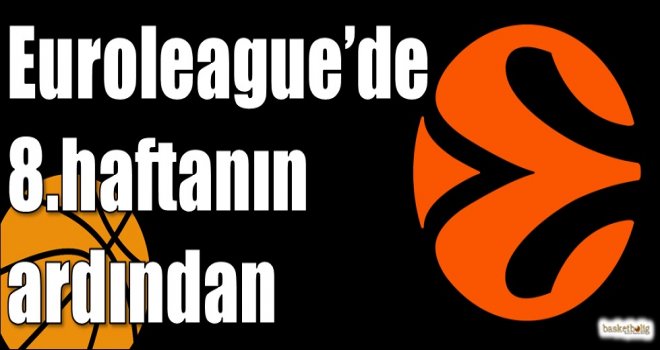 Euroleague'de 8.haftanın ardından