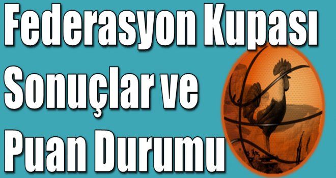 Federasyon Kupası 5.Gün Sonuçlar ve Puan Durumları