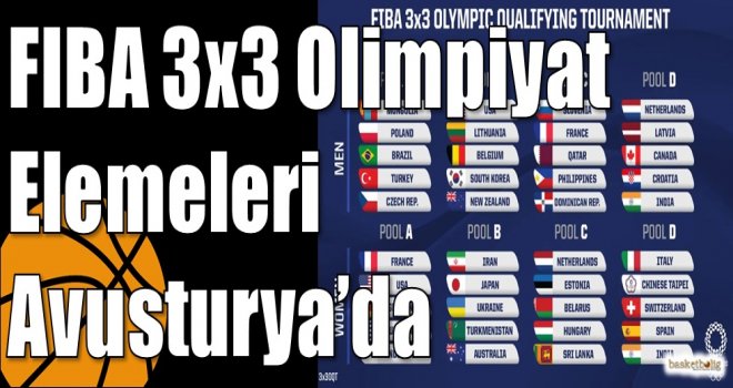 FIBA 3x3 Olimpiyat Elemeleri Avusturya’da