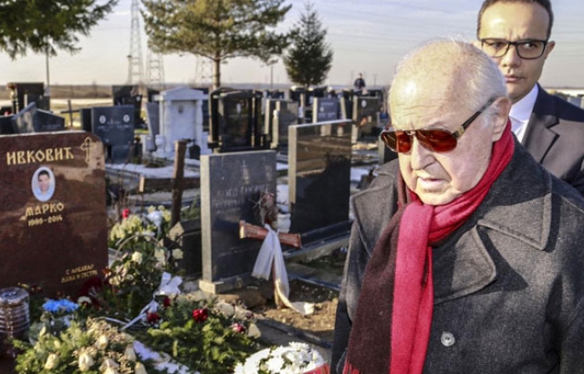 Galatasaray başkanı Yarsuvat Ivkoviç'in mezarını ziyaret etti
