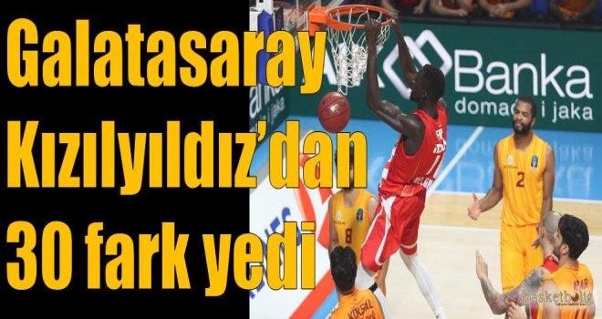 Galatasaray Kızılyıldız'dan 30 fark yedi