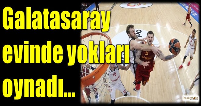 Galatasaray Odeabank evinde yokları oynadı...