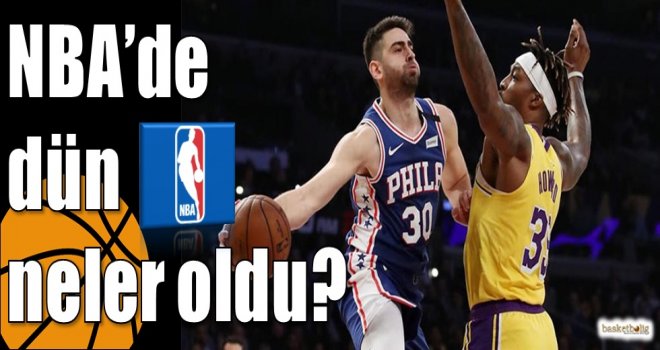 NBA'de dün neler oldu? 