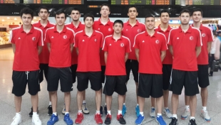  U18 Genç Erkek Milli Takımı Fransa'ya Gitti 
