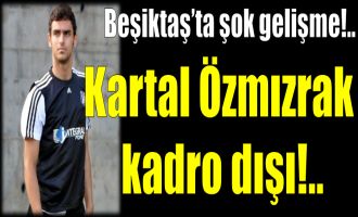 Beşiktaş'ta Kartal Özmızrak kadro dışı kaldı
