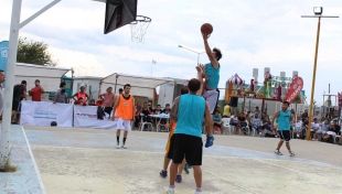 Tekirdağ'da sokak basketbolu heyecanı