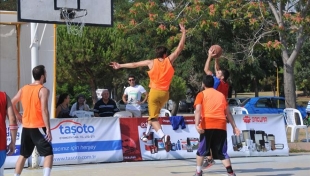 Tekirdağ'da sokak basketbolu turnuvası sona erdi