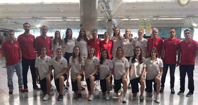 U20 Ümit Kız Milli Takımımız Saraybosna'ya gitti