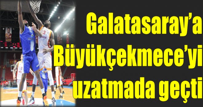  Galatasaray kaçtı Demir İnşaat Büyükçekmece kovaladı