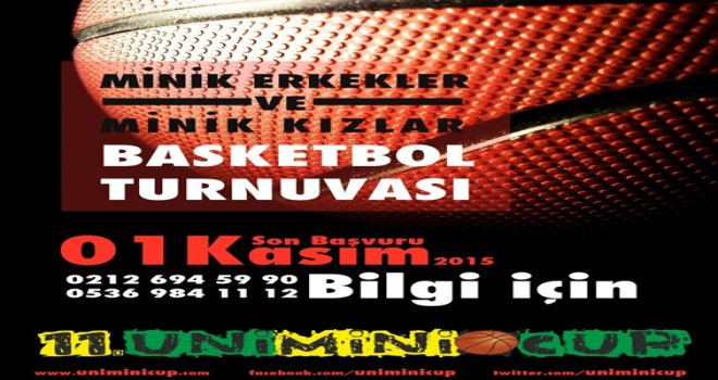 11.Uniminicup için son başvuru 1 Kasım