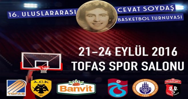16. Uluslararası Cevat Soydaş Basketbol Turnuvası 21 Eylül'de başlıyor