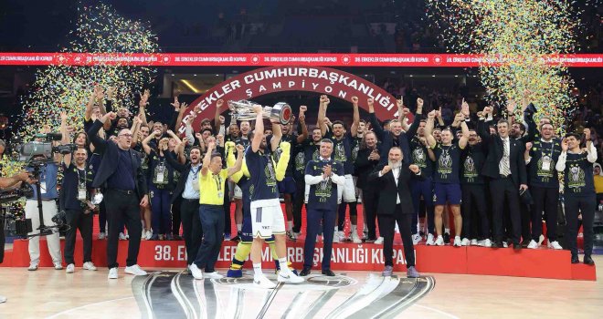 38. Erkekler Cumhurbaşkanlığı Kupası Fenerbahçe Beko'nun