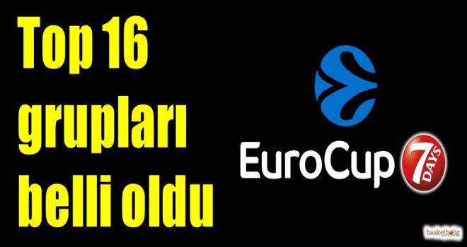 7DAYS Eurocup Top16 grupları belli oldu