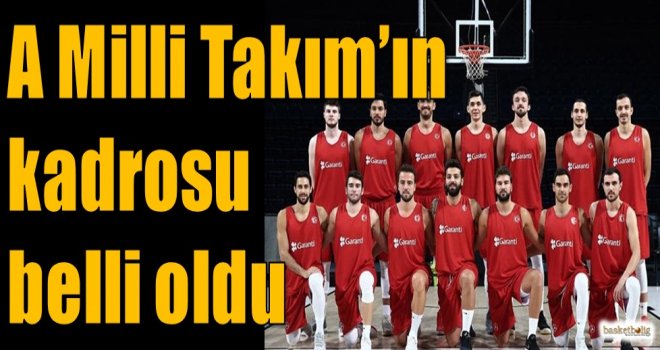 A Milli Takım'ın kadrosu belli oldu