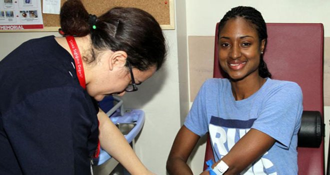 AGÜ'de Sanders sağlık kontrolünden geçti