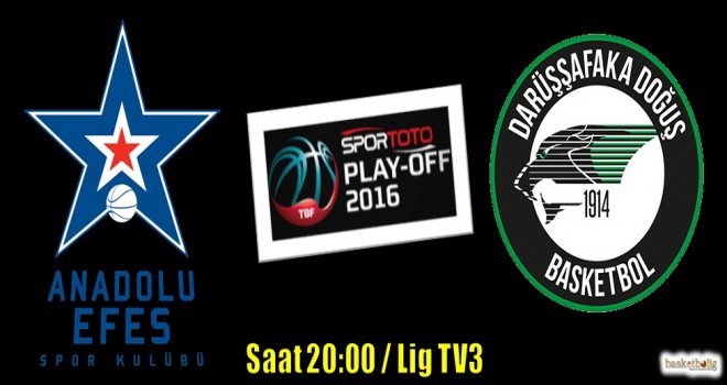 Anadolu Efes-Darüşşafaka Doğuş serisinde 2.raunt