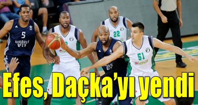 Anadolu Efes Darüşşafaka Doğuş'u yendi