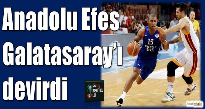 Anadolu Efes, Galatasaray'ı devirdi
