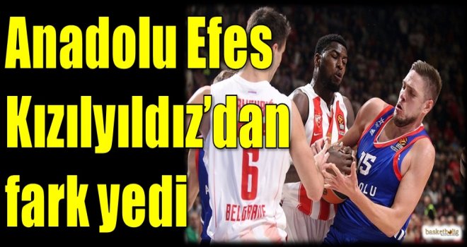 Anadolu Efes, Kızılyıldız'dan fark yedi