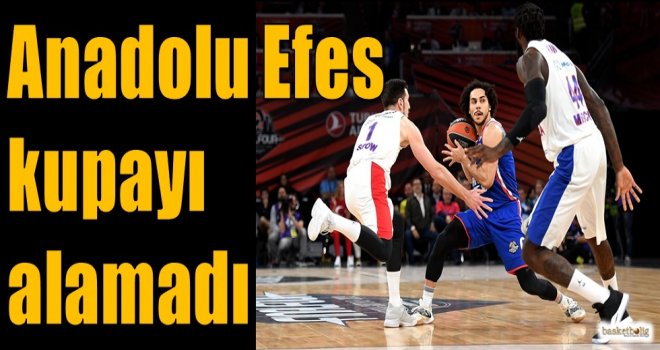 Anadolu Efes kupayı alamadı...