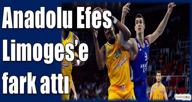 Anadolu Efes, Limoges'a fark attı