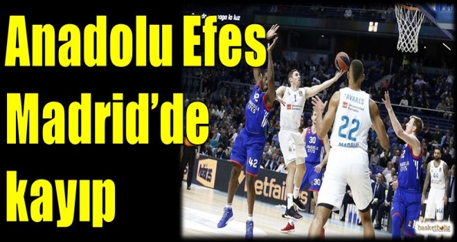 Anadolu Efes, Madrid'de kayıp