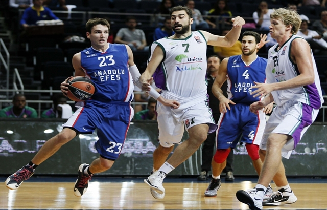 Anadolu Efes Malaga'ya da mağlup