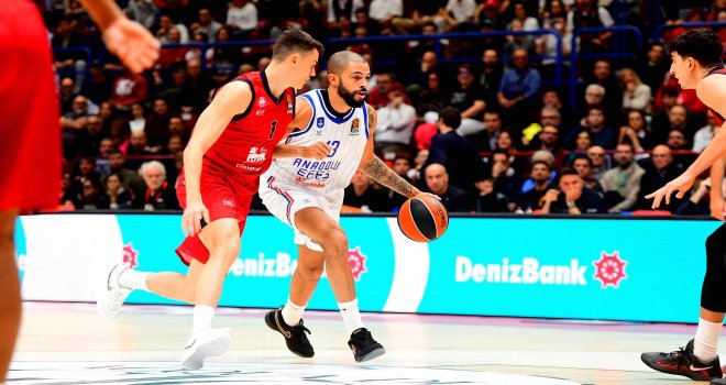 Anadolu Efes Milano'dan galibiyetle döndü