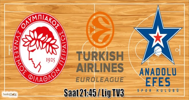 Anadolu Efes, Olympiacos deplasmanında