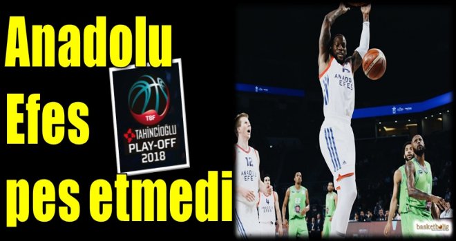 Anadolu Efes pes etmedi...
