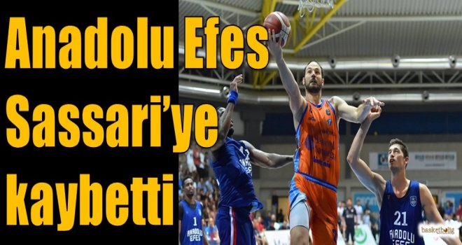 Anadolu Efes, Sassari'ye kaybetti