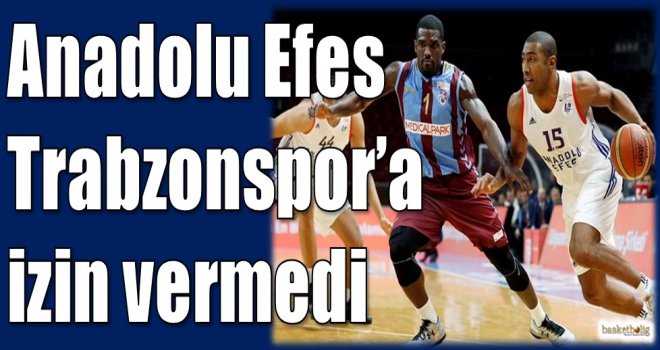 Anadolu Efes, Trabzonspor'a izin vermedi