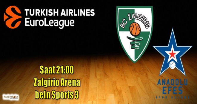 Anadolu Efes, Zalgiris karşısında