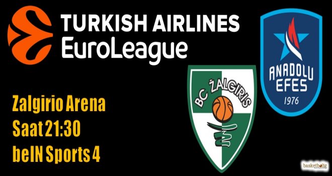 Anadolu Efes, Zalgiris karşısında