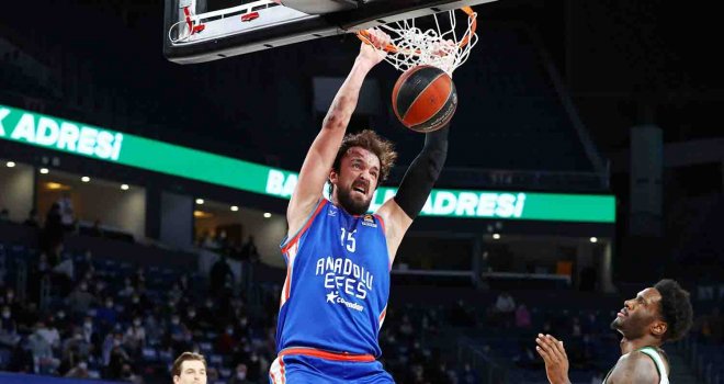 Anadolu Efes, Zalgiris'ten rövanşı farklı aldı