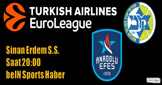 Anadolu Efes'in konuğu Maccabi