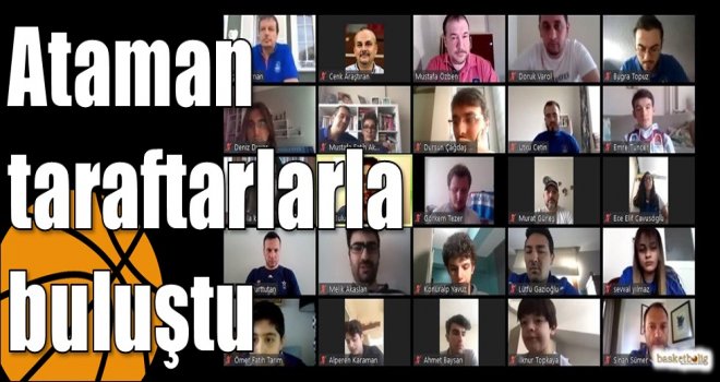 Ataman taraftarlarla buluştu
