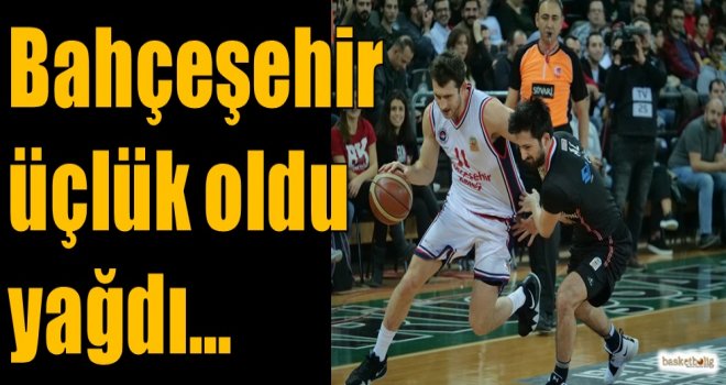 Bahçeşehir Koleji üçlük oldu yağdı...