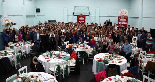 Banvit basketbol ailesi yeni yıl yemeğinde buluştu