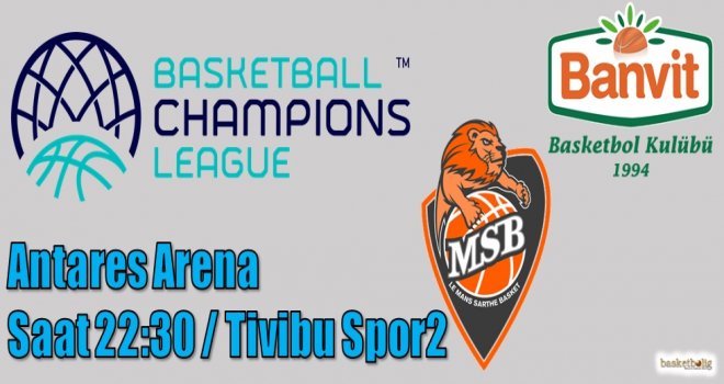 Banvit, Fransa'da galibiyet arıyor