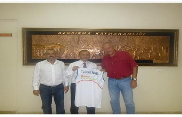 Banvit'ten kaymakam Sonel'e ziyaret