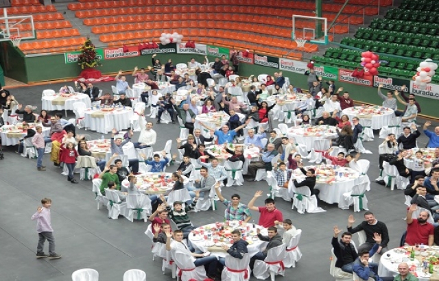 Banvit'ten spor salonunda yılbaşı kutlaması...
