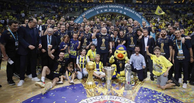 Basketbol Süper Ligi'nde şampiyon Fenerbahçe Beko