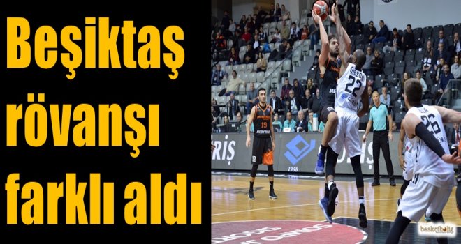 Beşiktaş rövanşı farklı aldı